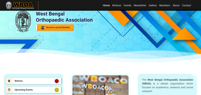 West Bengal Orthopedic Association - Escaliers Business Solution