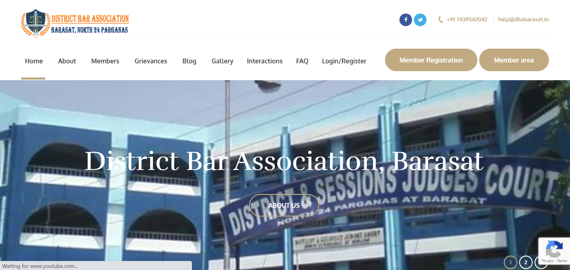 Bar association website development